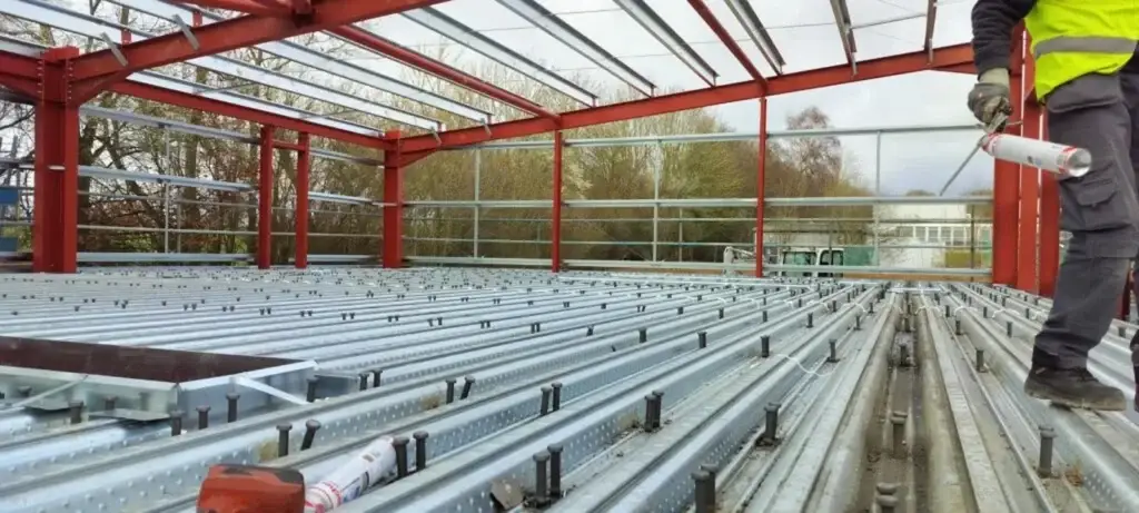 metal roof deck diaphragm action
