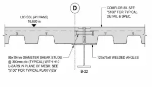 diaphragm action roof decking