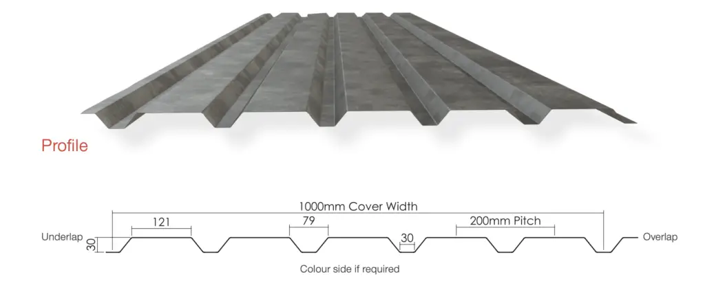 steel roofing SR30+